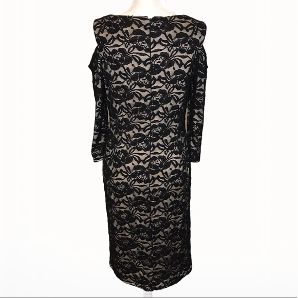 Eliza J Off the Shoulder Lace Sheath Dress - 6/8 - Picture 5 of 17